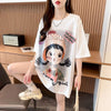 新作 特別デザイン アバンギャルド プリント全3色 半袖Tシャツ カットソー ＜U-8605＞