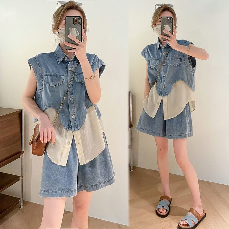 今季マストバイ 上品 ファッション 半袖Ｔシャツⅹパンツセット <U-6575>