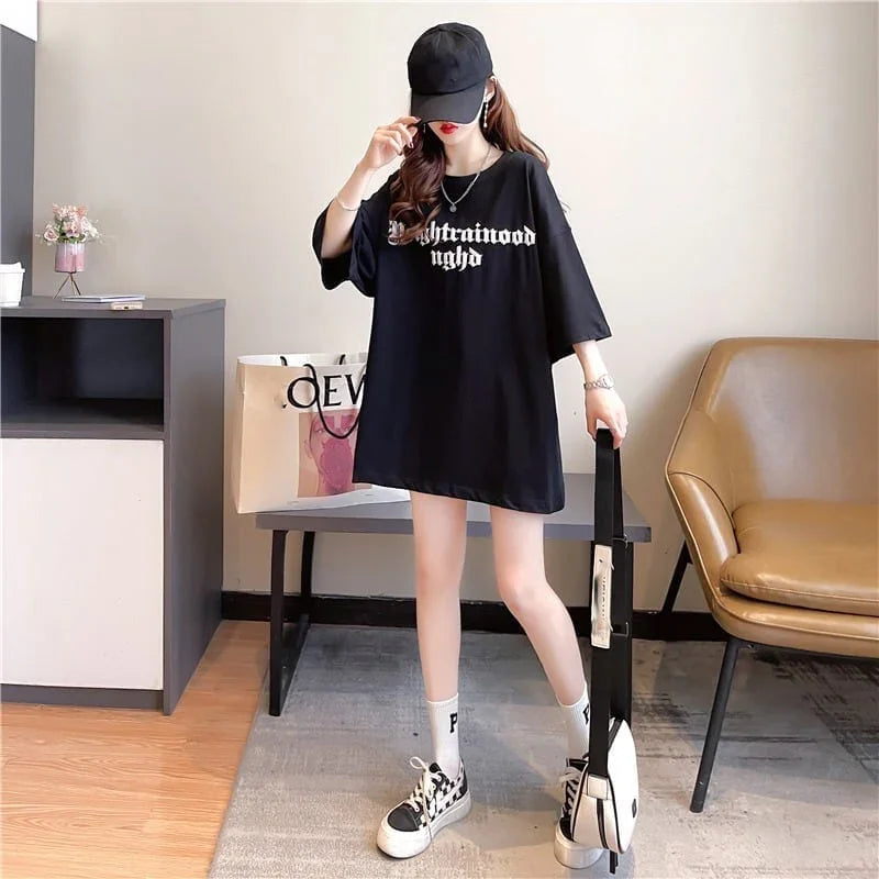 スタイリッシュ 3色選択可 一目惚れ アルファベット Tシャツ カットソー＜U-3060＞