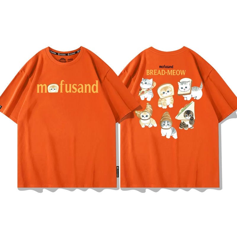 大人可愛い アバンギャルド カジュアル プリント 全6色 半袖 Tシャツ <U-11647>