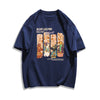 着回し力抜群 アバンギャルド 特別デザイン プリント全5色 半袖Tシャツ<U-8712>