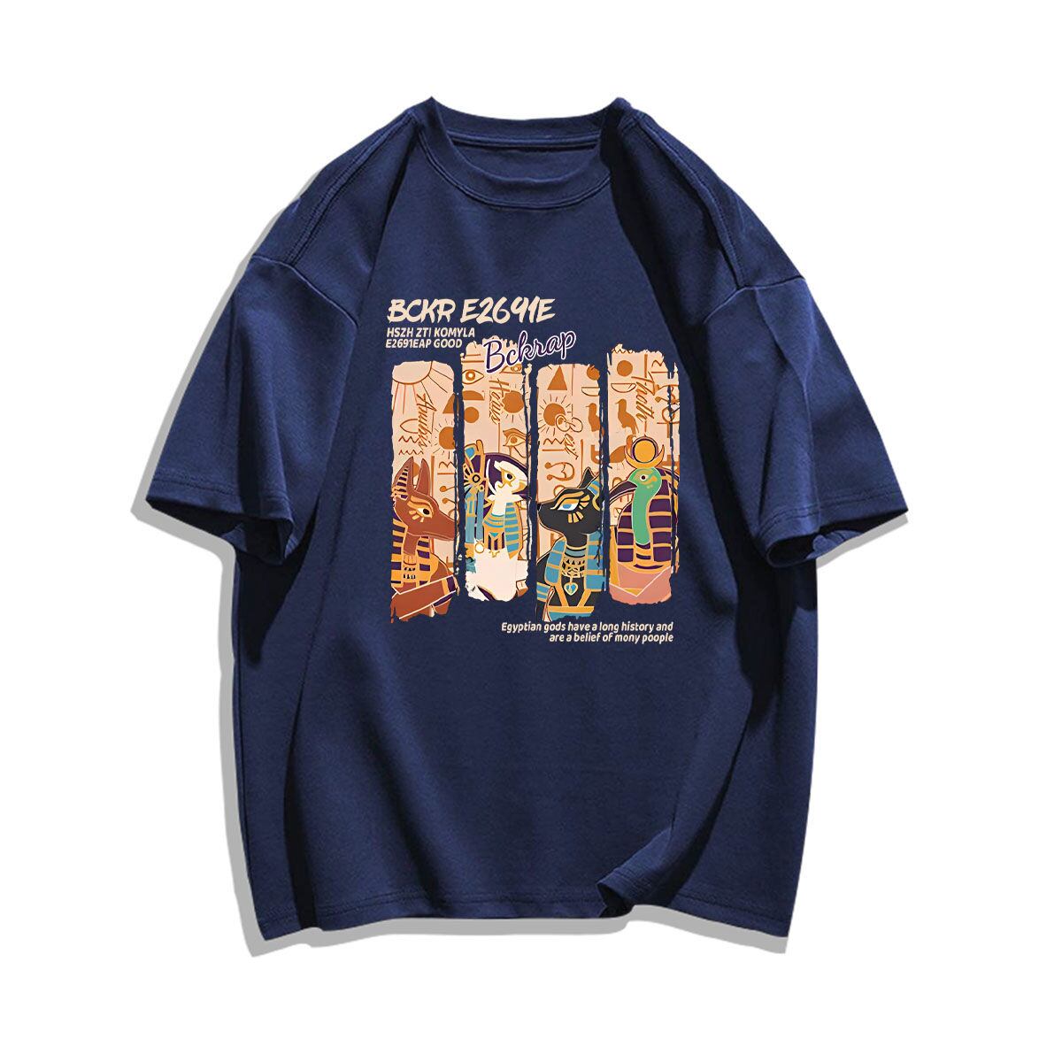 着回し力抜群 アバンギャルド 特別デザイン プリント全5色 半袖Tシャツ<U-8712>