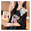話題沸騰中 プリント ロゴ ゆったり 3色半袖Tシャツ＜U-8316＞