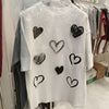 超人気 特別デザイン カジュアル ファッション プリント 全3色 半袖 Tシャツ <U-8918>
