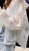 早い者勝ち 売り切れ必至 おすすめ 超人気 シンプル 透け感 日焼け対策 シャツ ＜U-11315＞