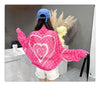 絶対欲しい レイヤード風 着心地良い 切り替え ジャケットゆったりコート<U-11139>