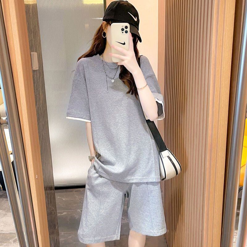 定番シンプル 半袖Ｔシャツⅹパンツセット全4色 カジュアル <U-8732>