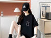 新商品 レース スウィートプリント 全2色 半袖Tシャツ ＜U-8715＞