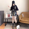 新商品 大人可愛い 大活躍 カジュアル キュートプリント 全2色 半袖Tシャツ＜U-8595＞