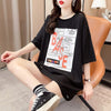 個性的なデザイン プリント 一目惚れ Tシャツ カットソー トップス＜U-3282＞