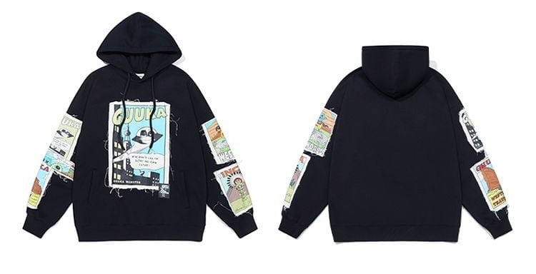 早い者勝ち キュート 個性派 長袖 スウェット パーカー トップス＜U-10068＞