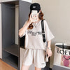 着心地抜群 切り替え 女性力を高める Tシャツ＋ショートパンツ セットアップ＜U-3553＞