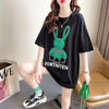新商品 プリント ファッション 切り替え 全2色 半袖Tシャツ＜U-8612＞