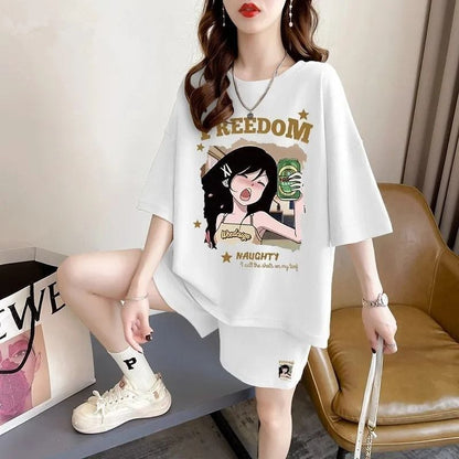 超人気 真夏も快適 話題沸騰中 カジュアル 全4色 半袖 Tシャツ ショートパンツ セットアップ ＜U-9129＞