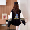 オシャレ感たっぷり プリント 美人度アップ スウェット パーカー＜U-3010＞