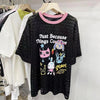 【半額！期間限定！！】新商品 キュート 超人気 プリント 2色半袖Tシャツ＜U-8520＞