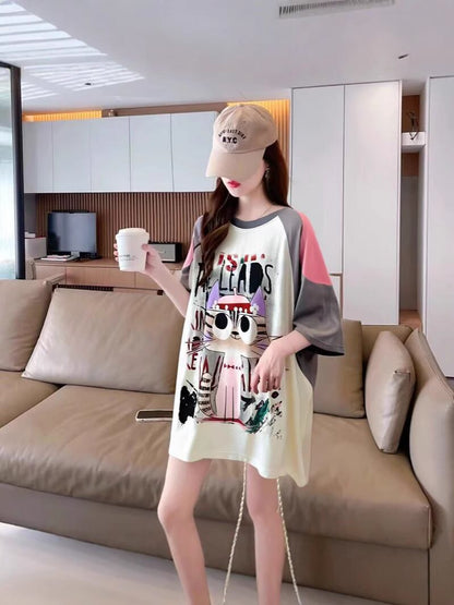 スウィート 好感度UP 海外トレンド カジュアル 全3色 半袖 Tシャツ ＜U-11110＞
