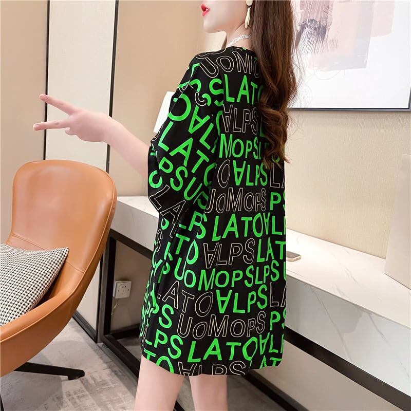 スタイリッシュ プリント 一目惚れ Tシャツ カットソー＜U-3307＞