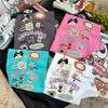 新商品 大人可愛い 求めてたデザイン 肌触り抜群 プリント 5色選択 Tシャツ<U-9369>