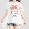 着回し力抜群 ゆったり ファッション感満々 ロング丈 2色半袖Tシャツ＜U-11068＞