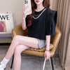 売り切れ必至 簡潔 個性派 ファッション 全3色 半袖Tシャツ<U-8514>