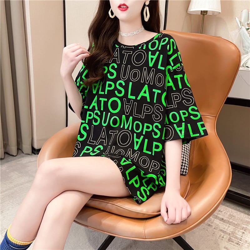 スタイリッシュ プリント 一目惚れ Tシャツ カットソー＜U-3307＞