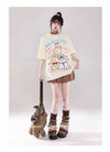 定番シンプル おしゃれ度高め 活躍する優秀アイテム プリント 3色 半袖 Tシャツ <U-10991>