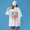 話題沸騰中 ゆったり カジュアル プリント 2色半袖Tシャツ＜U-8159＞
