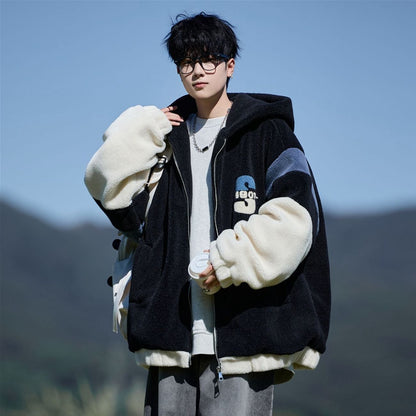 話題沸騰中 もこもこボア 3色展開 ジップアップパーカーU-12582