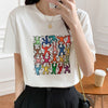オシャレ度満点 切り替え 着心地抜群 プリント Tシャツ カットソー＜U-3408＞