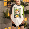 話題沸騰中 プリント切り替え 新作 全2色 半袖Tシャツ カットソー ＜U-8682＞