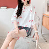 今季大好評 チュール 好感度満載 切り替え Tシャツ カットソー＜U-3190＞