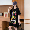 着回し力抜群 キュート カジュアル プリント 半袖Ｔシャツ全2色 <U-8550>