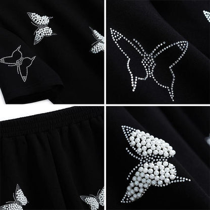 新作 ファッション 絶対欲しい 海外トレンド 半袖 Tシャツ ショートパンツ セットアップ<U-6726>