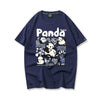売り切れ必至 カジュアル ファッション感満々 アバンギャルド プリント カップル 全7色 半袖 Tシャツ <U-9320>