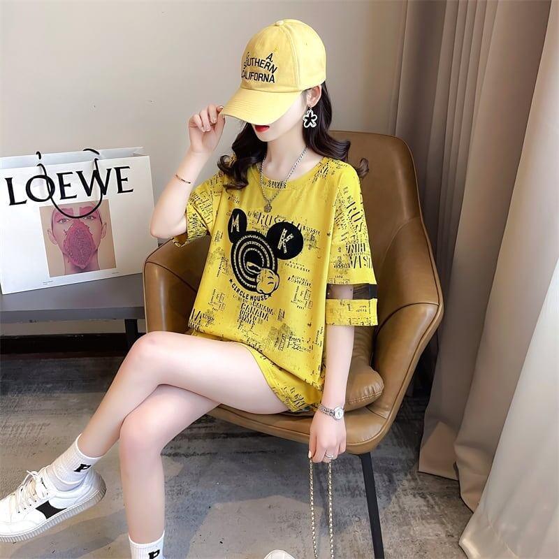 デザインセンス重工業ホットダイヤモンドパーソナライズされた漫画半袖Tシャツ、夏の新しいスタイル<U-2924>