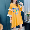コットンレーストリム半袖Tシャツ<U-3028>