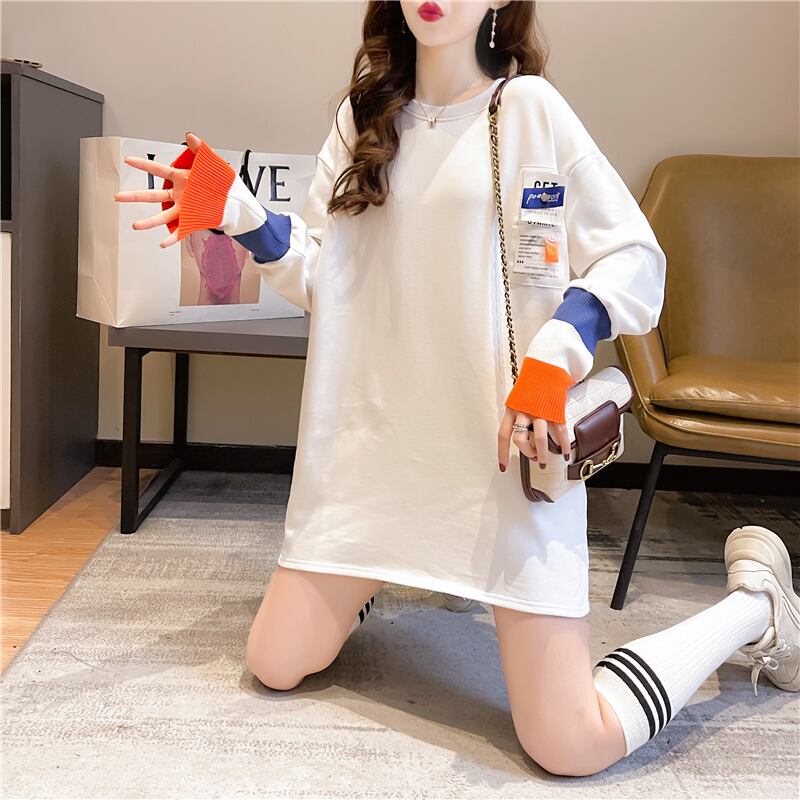 美感いっぱい 切り替え 好感度満載 プリント Tシャツ カットソー＜U-3669＞