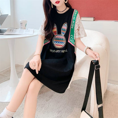 スタイリッシュ プリント 一目惚れ Tシャツ カットソー＜U-3265＞
