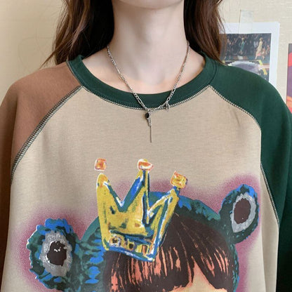 話題沸騰中 ビッグロゴ お勧めカラーマッチング ゆったり 半袖Tシャツ＜U-8350＞