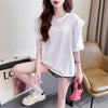 売り切れ必至 簡潔 個性派 ファッション 全3色 半袖Tシャツ<U-8514>