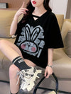 キュート 好感度UP 海外トレンド カジュアル 全4色 半袖 Tシャツ ＜U-11097＞