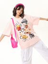 売れ筋 早い者勝ち 絶対流行 カジュアル 2色選択 Tシャツ<U-11178>