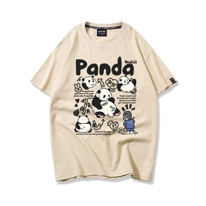 売り切れ必至 カジュアル ファッション感満々 アバンギャルド プリント カップル 全7色 半袖 Tシャツ <U-9320>