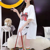 超人気 特別デザイン 美人度アップ ゆったり二色 半袖Tシャツ＜U-8038＞