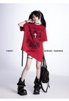 美人度アップ 絶対流行 売れ筋 早い者勝ち カジュアル 2色選択 Tシャツ<U-11522>