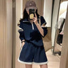 主役級 ファッション 今季マストバイ 個性派 半袖Ｔシャツⅹパンツセット<U-6533>