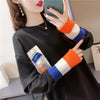 美感いっぱい 切り替え 好感度満載 プリント Tシャツ カットソー＜U-3669＞