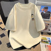 新商品 カジュアル 定番シンプル プリント 全6色 半袖Tシャツ<U-8767>