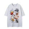 売れ筋 早い者勝ち 絶対流行 カジュアル 2色選択 Tシャツ<U-11178>